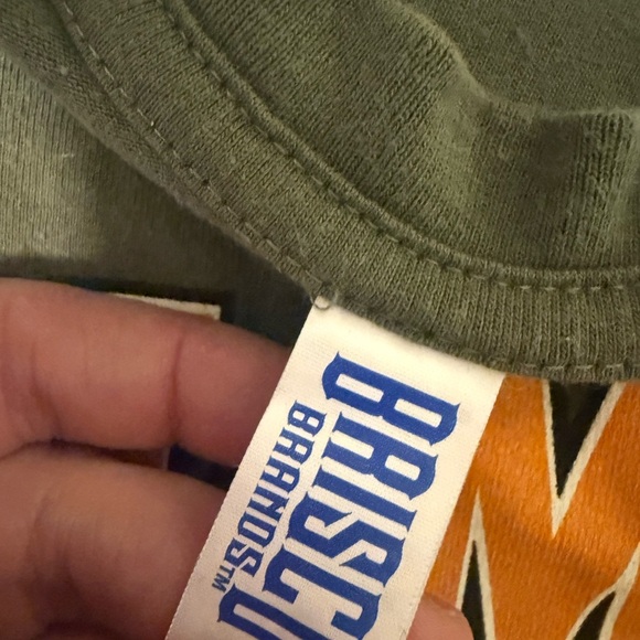 Brisco Brands XL Graphic Tee Green Cotton Blend Oversized Fit - Picture 5 of 8